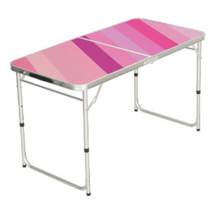 Ping Pong Table Pink Pastel
