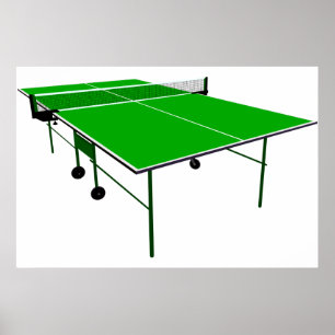 Ping Pong Table Poster