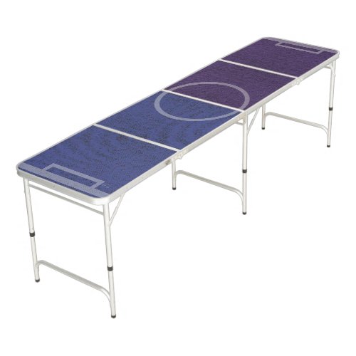 Ping Pong Table _ Purple and Blue by HAMbWG