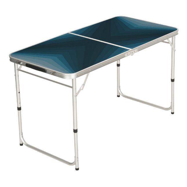 Ping Pong Table - Teal Gradient by HAMbWG (Angled)
