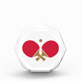 Ping Pong table tennis Acrylic Award