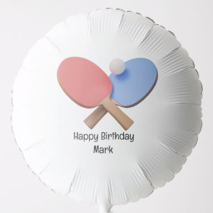 Ping pong Table Tennis Birthday Balloon