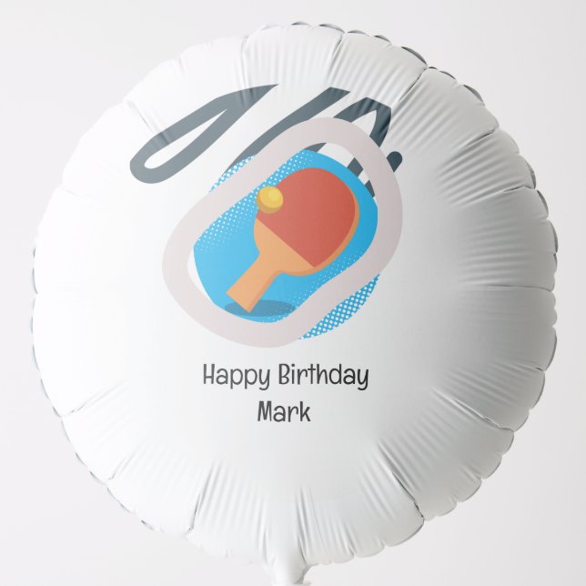  Ping pong Table Tennis Birthday  Balloon (Front)
