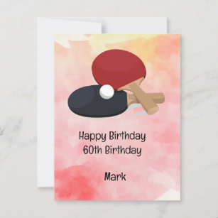 Ping Pong Greeting Cards for Sale