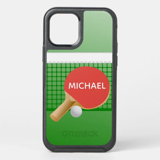 Ping Pong Table Tennis Design Otterbox Phone Case