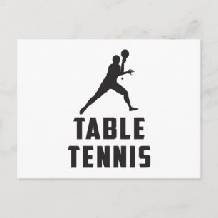 Ping Pong Table Tennis Paddle Player Gift Idea Postcard