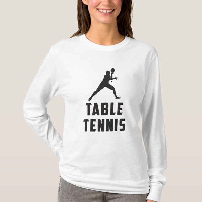 Ping Pong Table Tennis Paddle Player Gift Idea T-Shirt (Front)