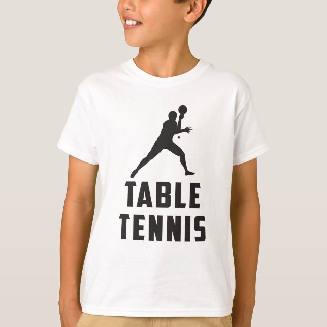 Ping Pong Table Tennis Paddle Player Gift Idea T-Shirt (Front)