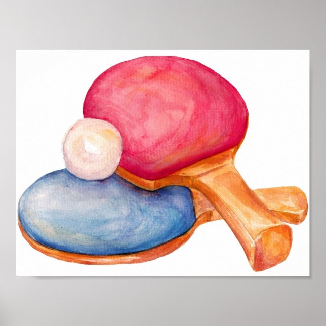 ping pong table tennis poster (Front)