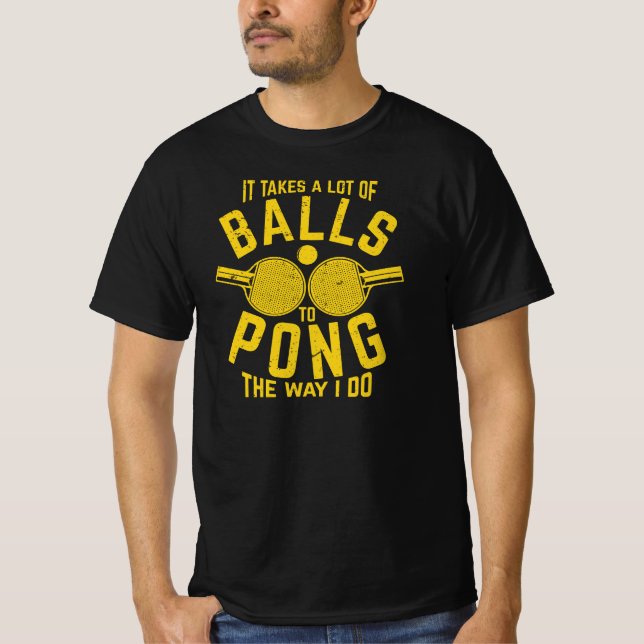 Ping pong, table tennis T-Shirt (Front)