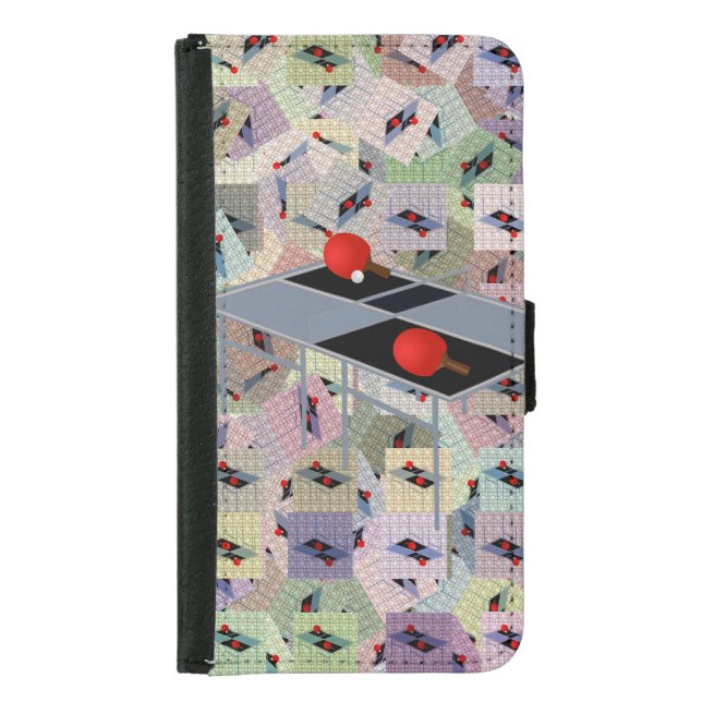 Ping Pong Tables,  Samsung Galaxy Wallet Case (Front)