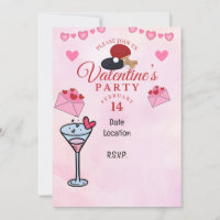 Ping Pong Valentine's Heart Save the date Party