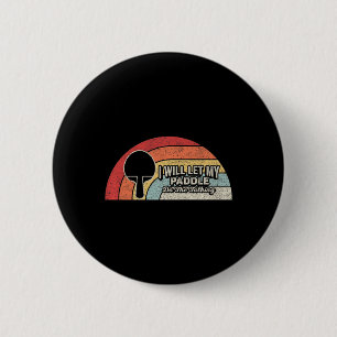 Ping Pong Vintage Retro Fun Table Tennis Button