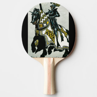 Pingpong Paddle of Knight On Horseback