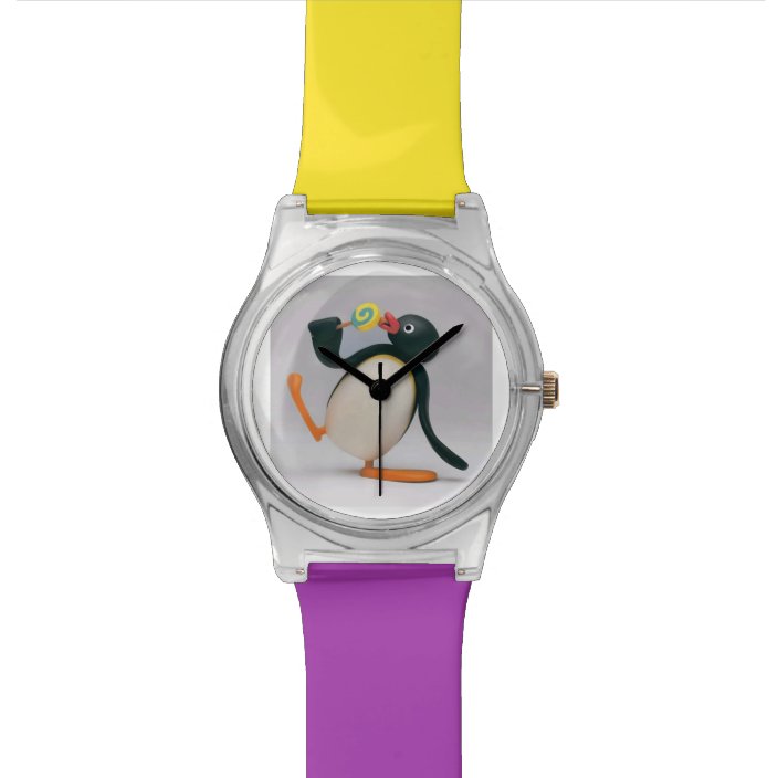 Pingu Clock Watch | Zazzle.com