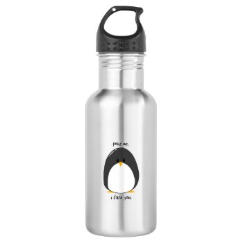 Pinguin Stainless Steel Water Bottle by UpsideDesigns at Zazzle