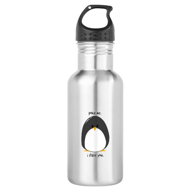 Pinguin Stainless Steel Water Bottle (Front)