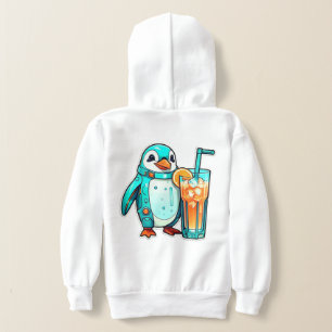 Pinguin's Aqua Sips Hoodie