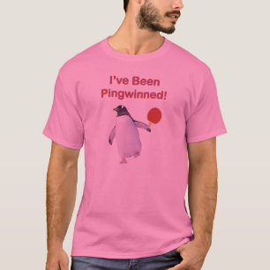 Pingwinned Penguin Ping Pong T-Shirt