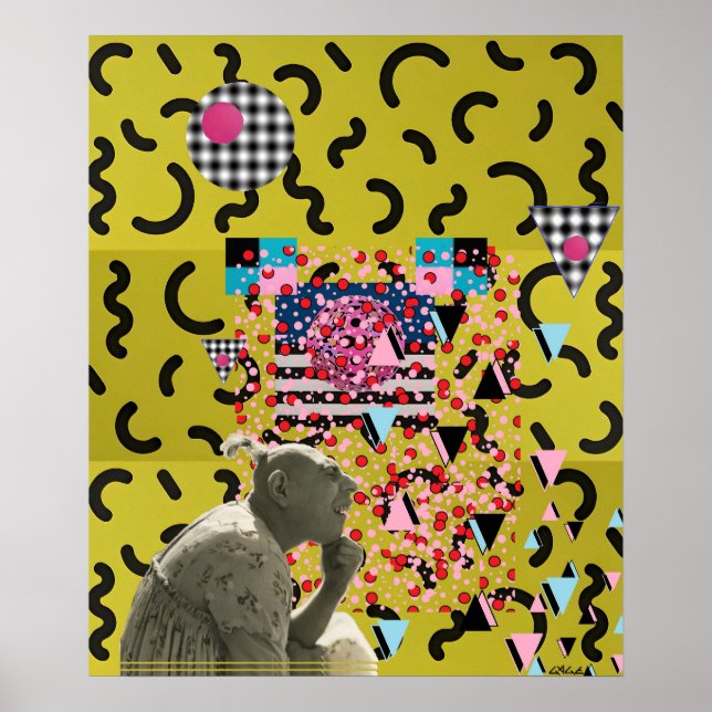 Pinheaded Memphis Design Project 2025 Poster (Front)