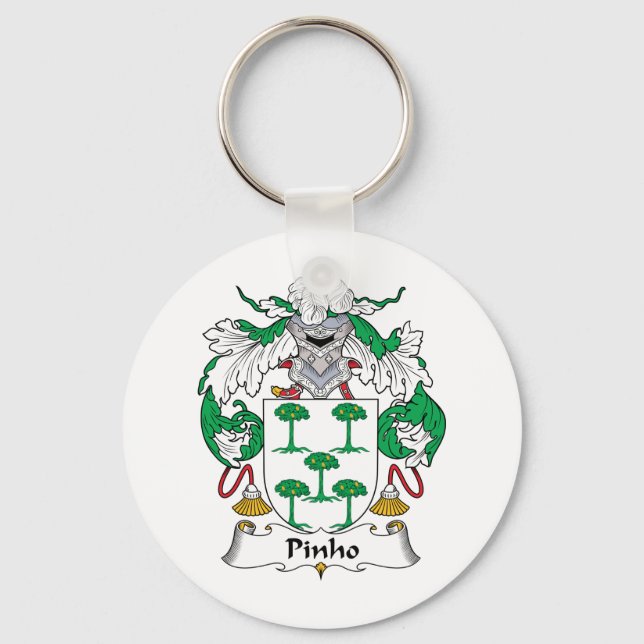 Pinho Family Crest Keychain (Front)