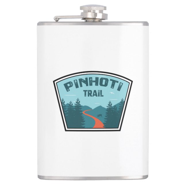 Pinhoti Trail Alabama Georgia Flask (Front)