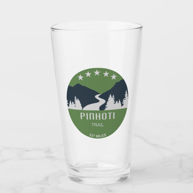 Pinhoti Trail Alabama Georgia Glass (Front)