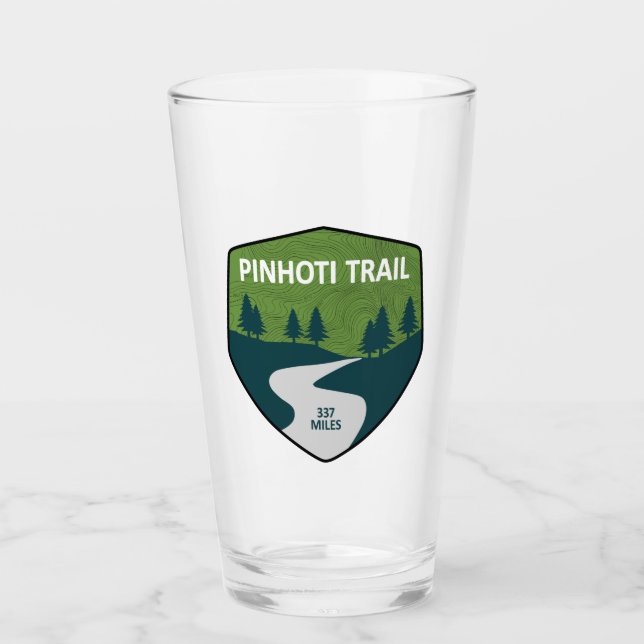 Pinhoti Trail Alabama Georgia Glass (Front)