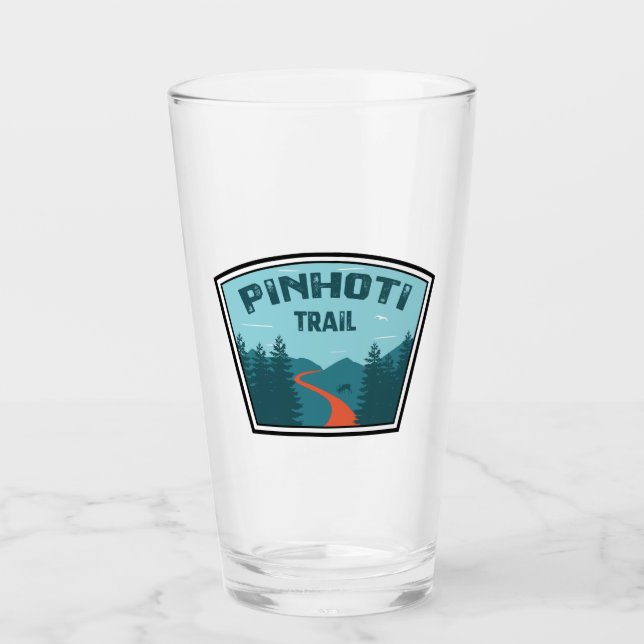 Pinhoti Trail Alabama Georgia Glass (Front)