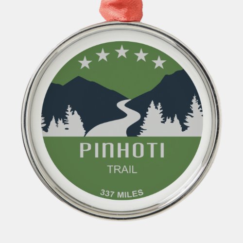 Pinhoti Trail Alabama Georgia Metal Ornament