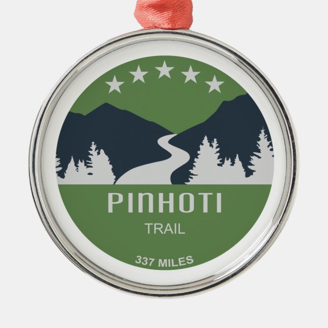 Pinhoti Trail Alabama Georgia Metal Ornament (Front)