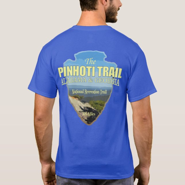 Pinhoti Trail (arrowhead) T-Shirt (Back)