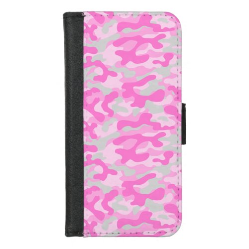 Pinik Camouflage  iPhone 8/7 Wallet Case