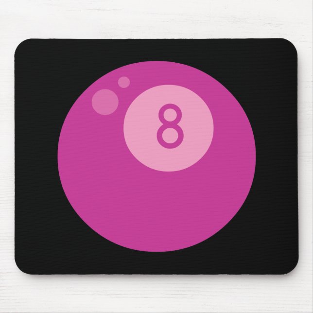 pink8ball mouse pad (Front)