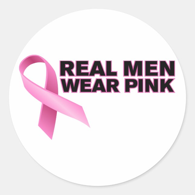 pink_06 classic round sticker (Front)