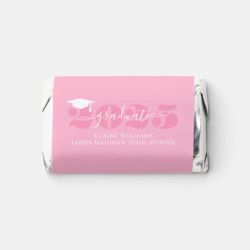 Pink 2023 Graduate Personalized Photo Hersheys Miniatures