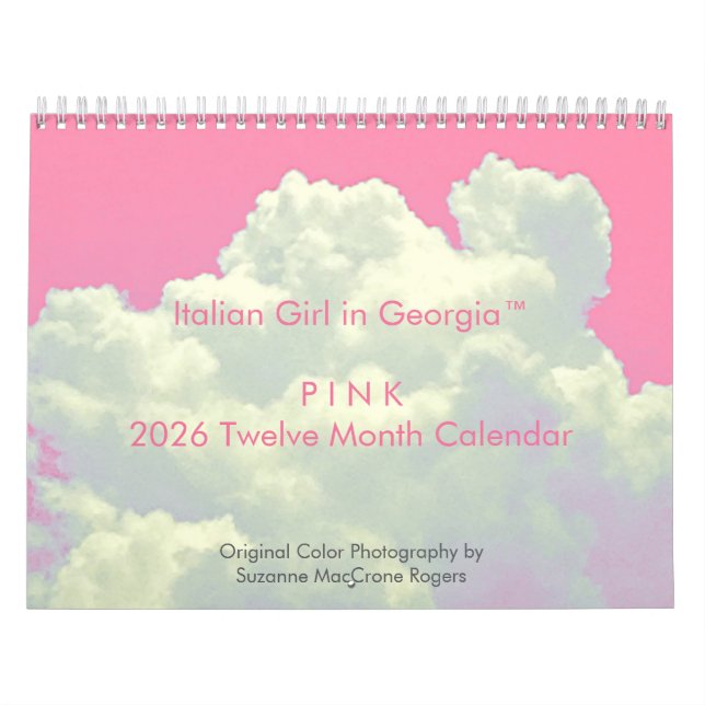 PINK - 2026 Twelve Month Calendar (Cover)