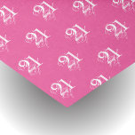 Pink 21st birthday Fancy Font Tissue Paper<br><div class="desc">A pattern of 21 Typography in Hot Pink and White for a special touch to your gift wrap for the 21 year old's celebration.</div>