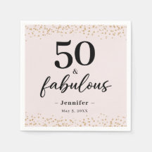 Pink 50 and Fabulous Birthday Party