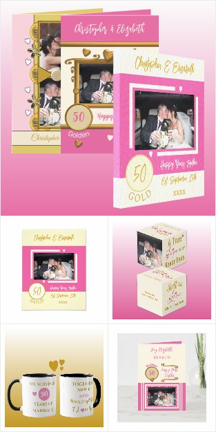 Pink: 50th Wedding Anniversary