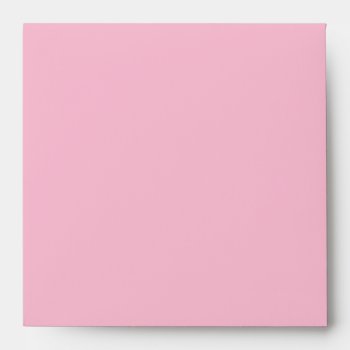 Pink 5x5 Envelope by labellarue at Zazzle