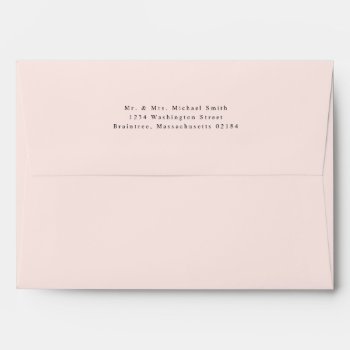 Pink A7 Envelope 5x7 by labellarue at Zazzle