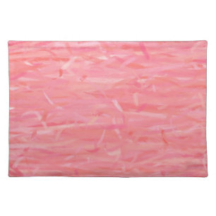 Pink Abstract Art Placemat
