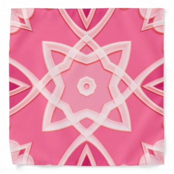 Pink Abstract Bandana by giftsbygenius at Zazzle