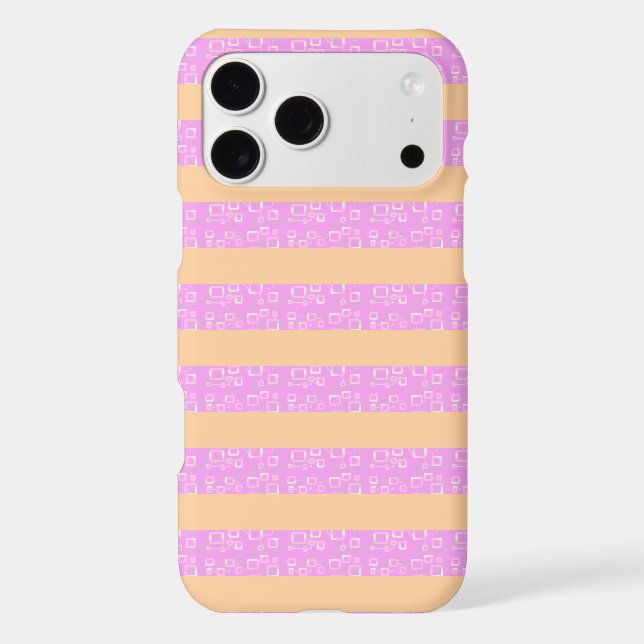 Pink Abstract  Case-Mate iPhone Case (Back)