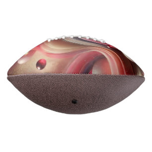 Pink Abstract Custom Football