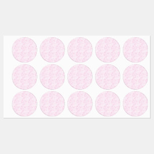 Pink Abstract Designer Tote Bag Labels