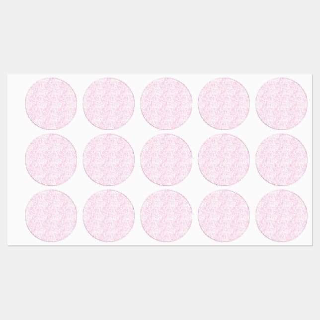 Pink Abstract Designer Tote Bag Labels (Sheet)