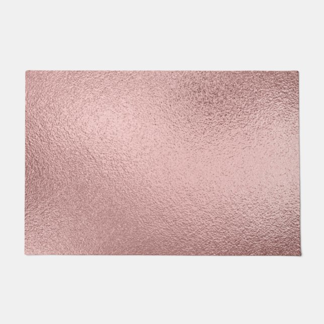 pink abstract doormat (Front)