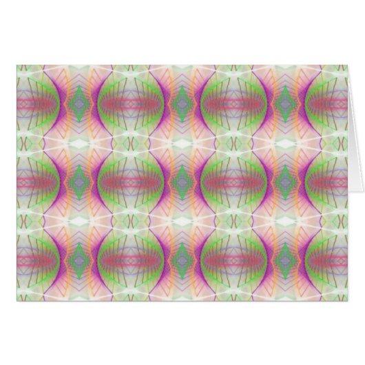 Pink Abstract Fractal Pattern (Front Horizontal)